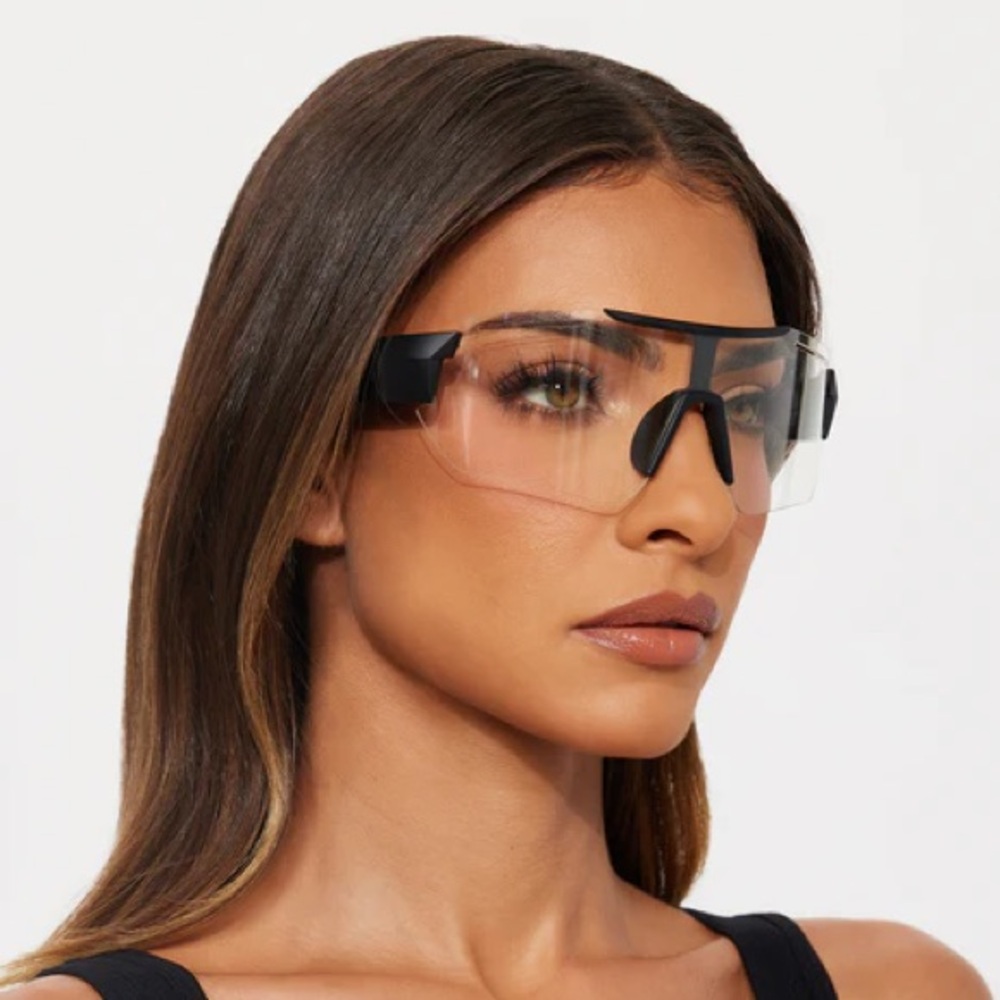 Real Life Clear Shield Glasses NEW 🏷️